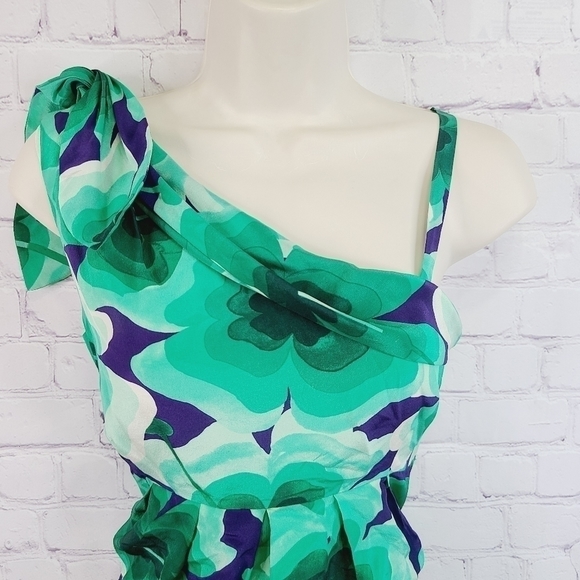 Moschino Silk Clover Dress - Picture 2 of 12